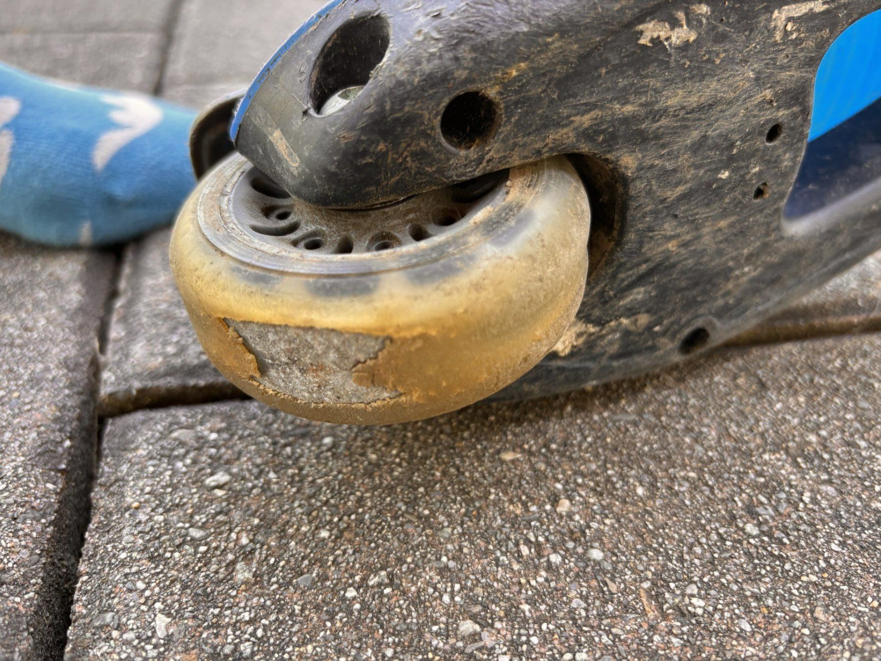 Globber Kickboard: Trotti Globber blau mit leucht Rädern vorne – Usato da Hausen am Albis venduto da Soul2026 2