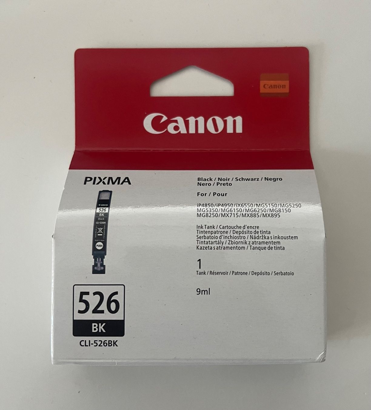 Canon Cartucce per stampanti & toner: Canon 526 BK  (CLI-526BK - Schwarz) – Nuovo e nell'imballaggio originale da Dietlikon venduto da Web-Trader
