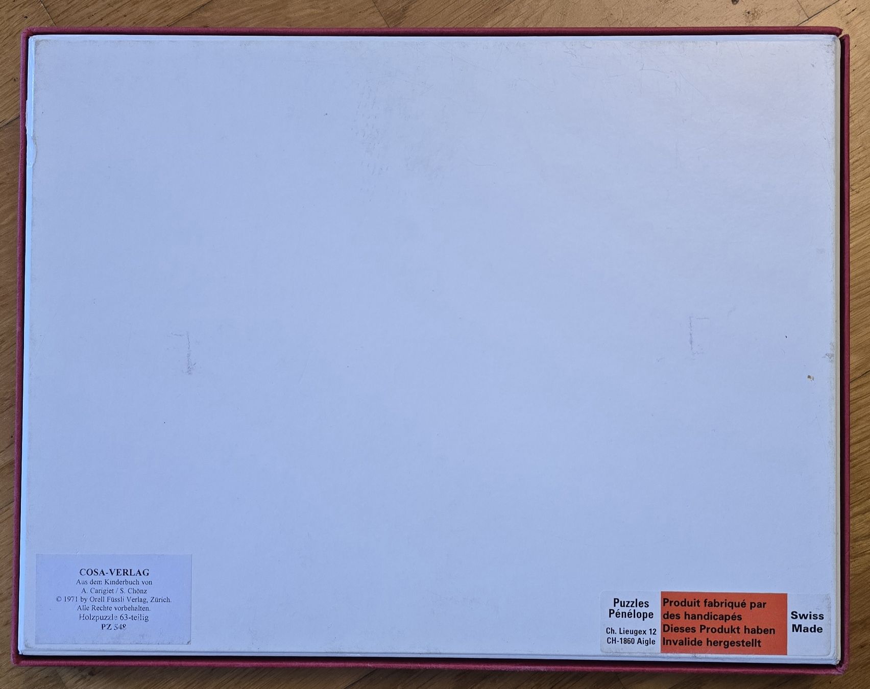 Penelope Puzzle: Holzpuzzle Schellenursli – Usato da Burgdorf venduto da limbaline 2