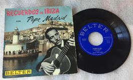 Pepe Madrid Recuerdos de Ibiza Flamenco Autographed 1961 EP