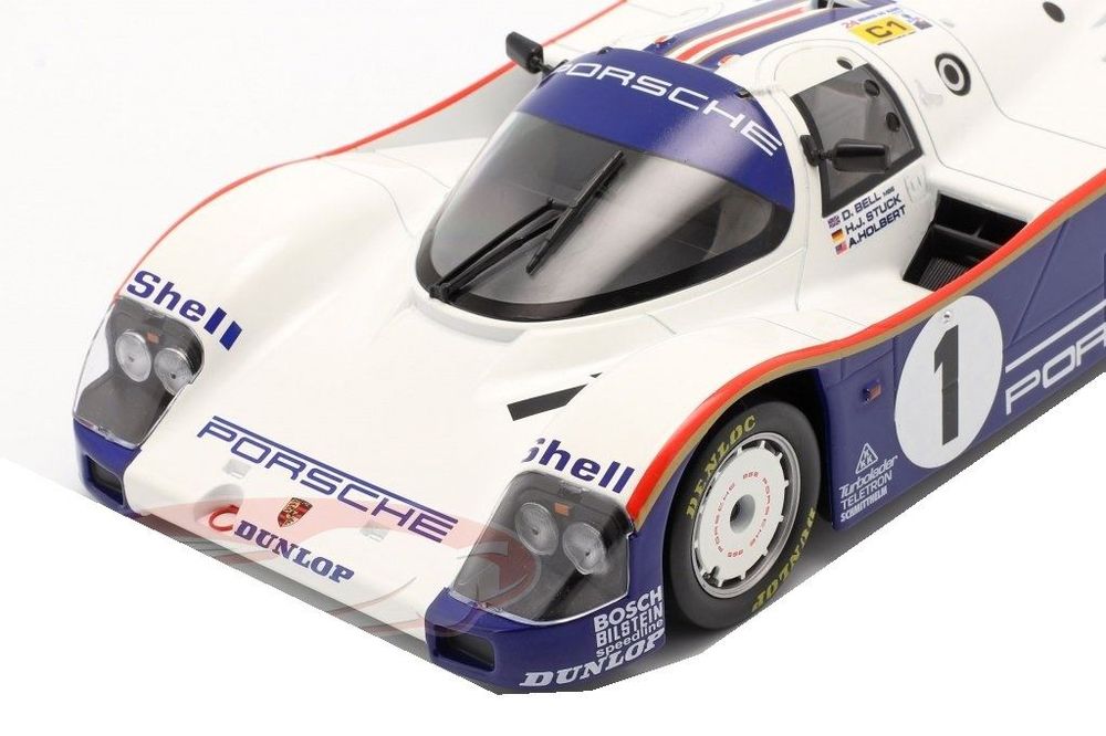 Norev Porsche 962 SHELL #19 Andretti 24H Le Mans 1988 1/18