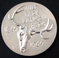 900er Silber Medaille Hans Erni Wildpark