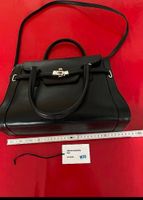 Edle schwarze Ledertasche - neu!