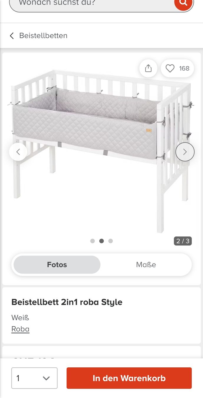 Letti: Beistellbett roba 2in1 Style – Usato da Remetschwil venduto da interiorandbeauty 8
