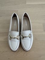 Elegante weisse Damen Loafers, Gr. 36, neuwertig!