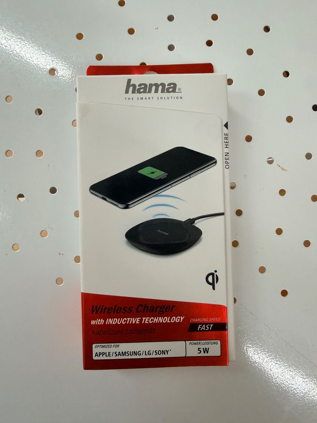 Hama Caricabatterie: Hama Wireless Charger Qi Fast Charging 5W – Nuovo e nell'imballaggio originale da Oensingen venduto da moe_ck67