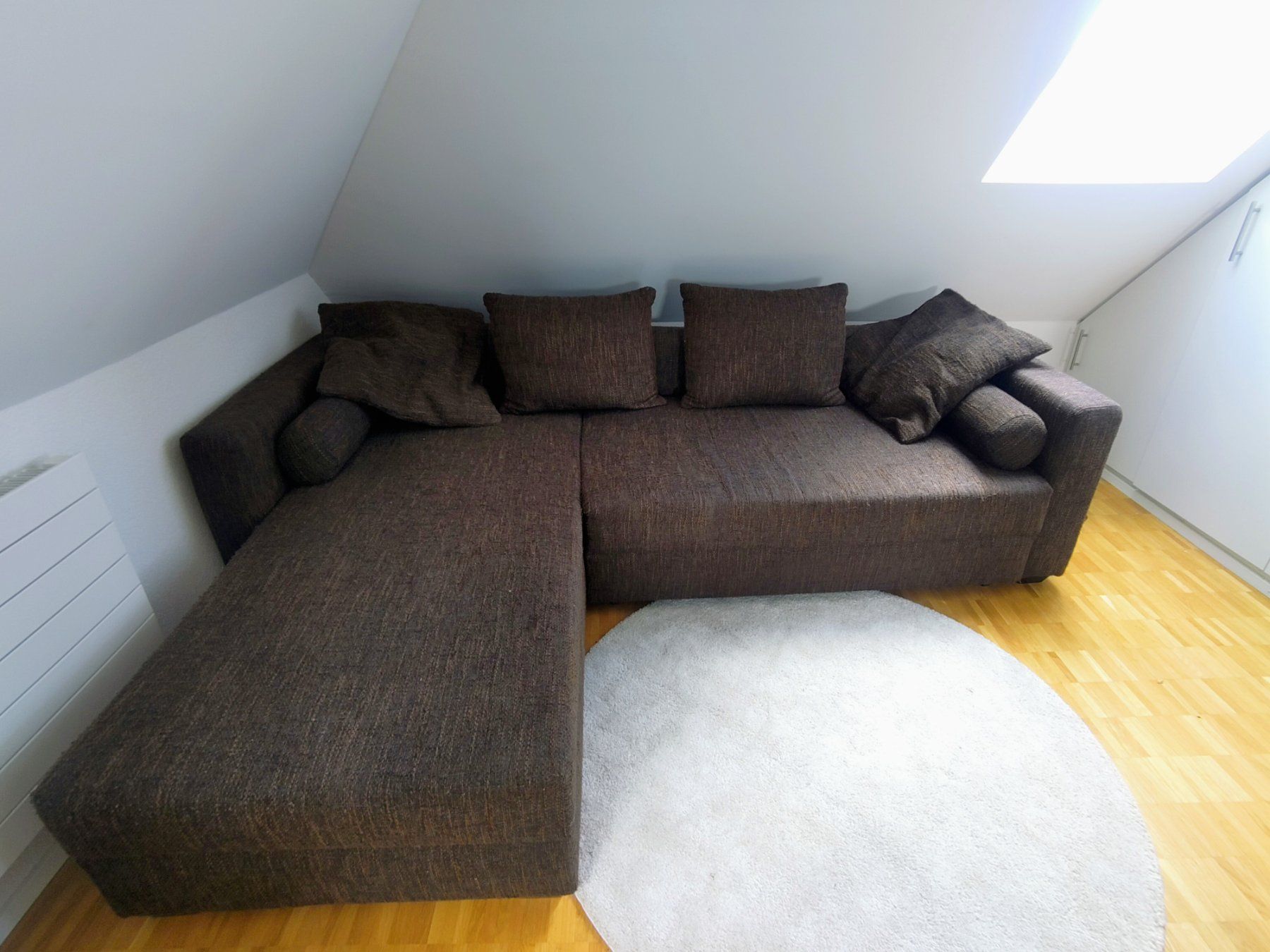 Sofas: Ecksofa / Schlafsofa braun – Gebraucht aus Zürich von babsypsilon 1