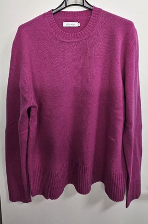 Maglione Calvin Klein in 100%cashmere, fucsia, taglia L