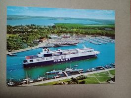 Ak Schiff Finnland Finnjet in Travemünde
