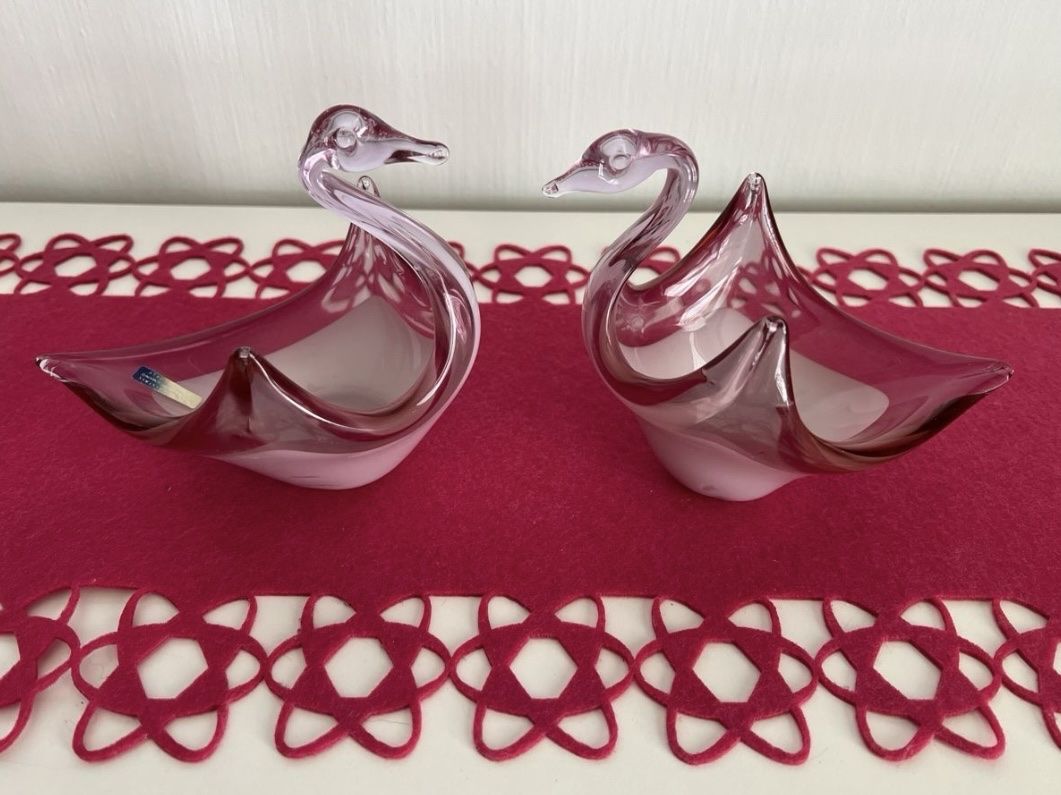 Murano Gläser: Murano ? Vintage Glas Schwäne – Gebraucht aus Uznach von bike181959