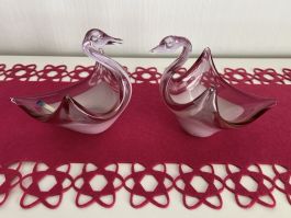Murano ? Vintage Glas Schwäne