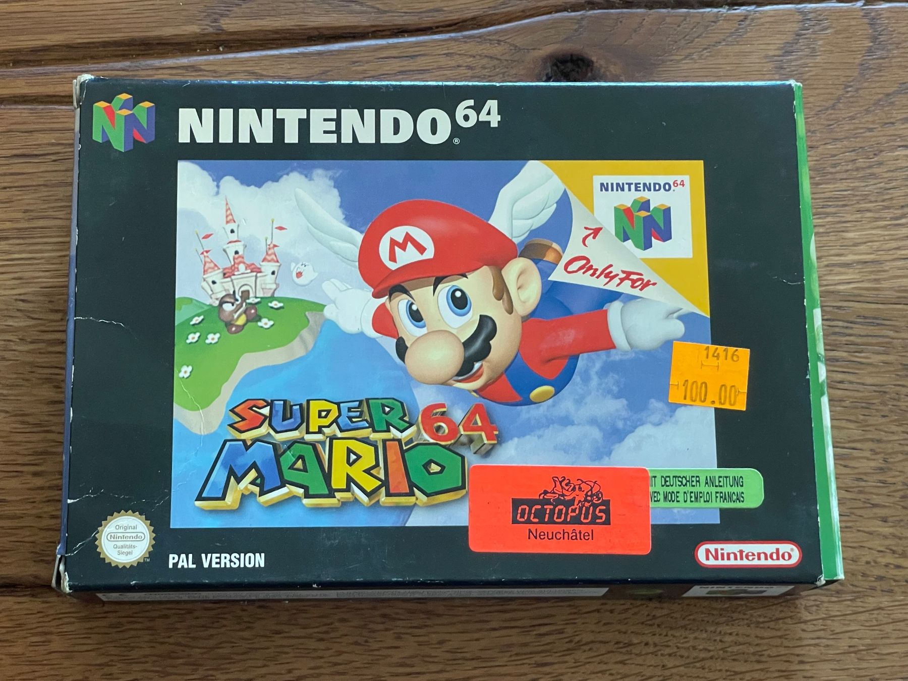 Nintendo Giochi: Nintendo 64 Super Mario 64 PAL in Orginalverpackung – Usato da Zuerich venduto da Dorsi 5