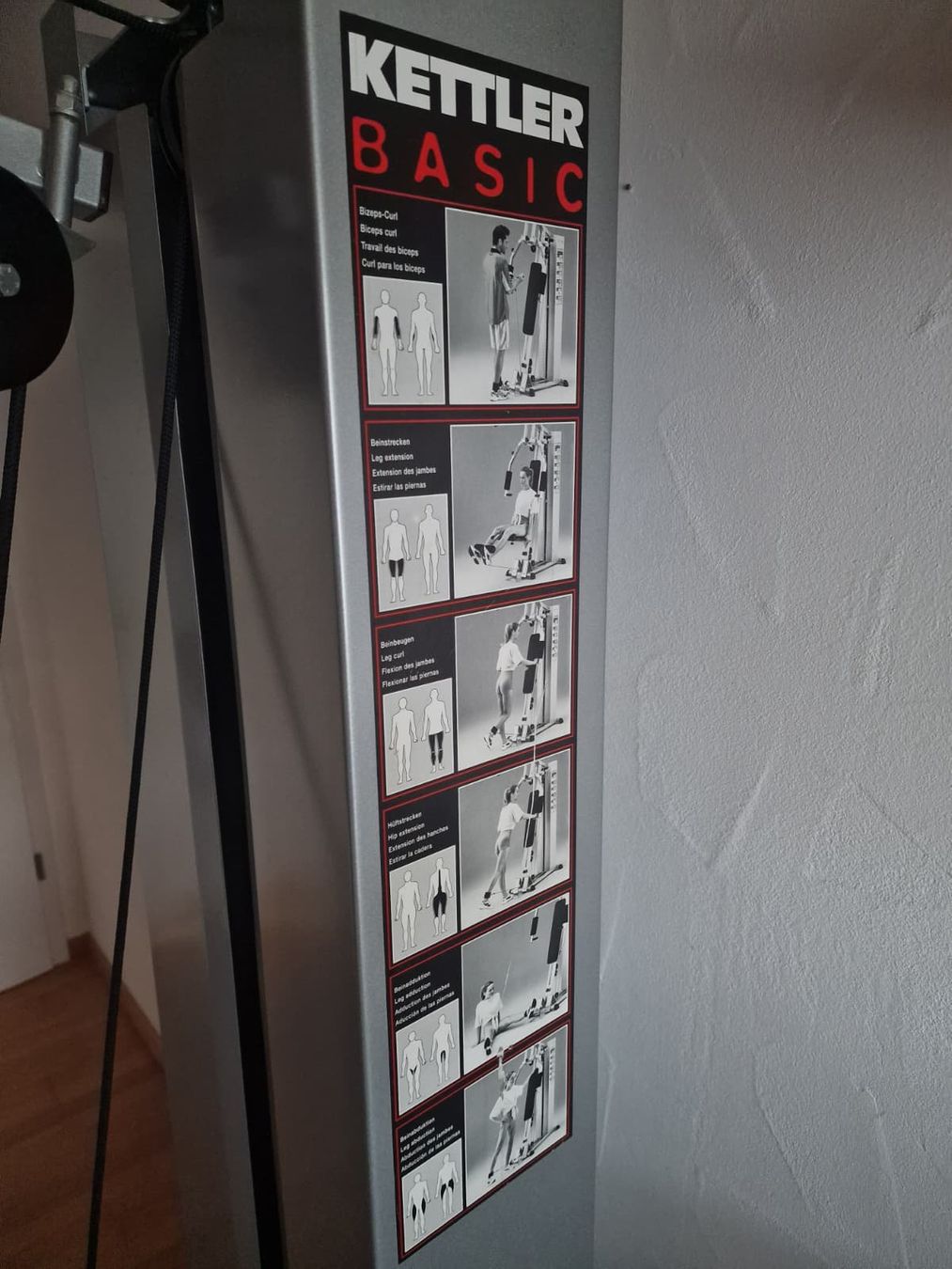 Kettler Hometrainer: Kettler Powercenter Basic Kraftstation 80kg Heimtrainer – Usato da Feusisberg venduto da Vanessa_Jane 5