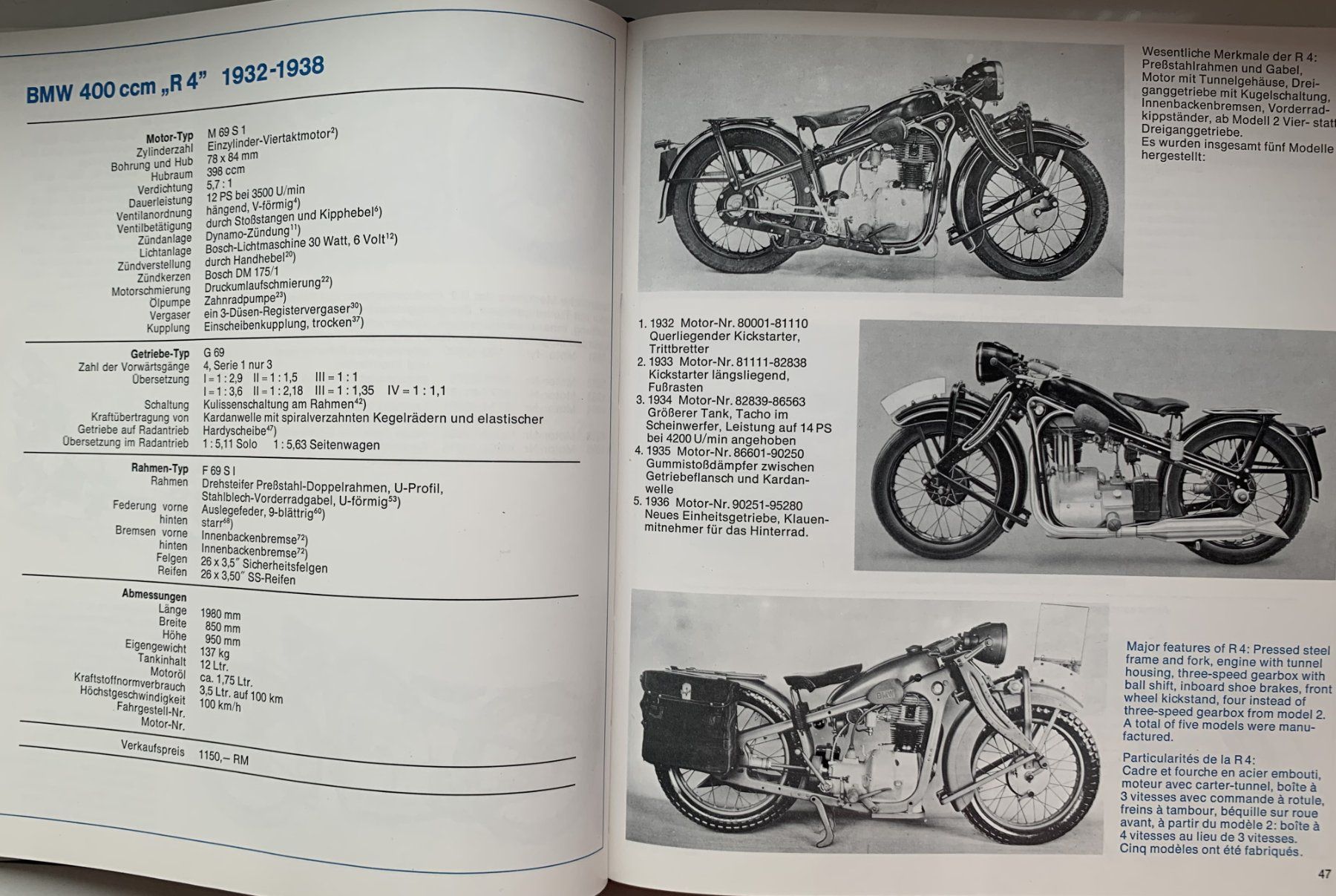 Bücher: BMW Motorräder - Typen und Technik – Neu und originalverpackt aus Ebnat-Kappel von pourlemerite 1