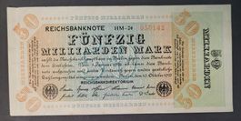 50 MILLIARDEN MARK / DEUTSCHES REICH 1923