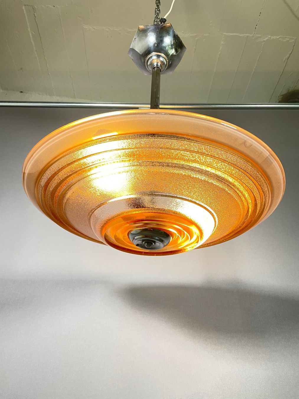 Lampadari & plafoniere: Art Deco Deckenlampe aus Glas – Usato da Zürich venduto da Hedwig-steig 2