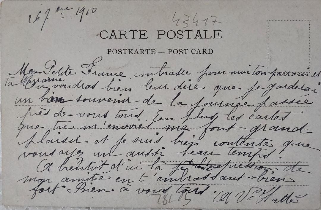 Cartoline postali: GENÈVE - La Rade - 1920 – Usato da Delémont venduto da Domdom1 1