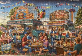 Puzzle Food Trailer 1000 Teile, komplett, Herbstzeit!