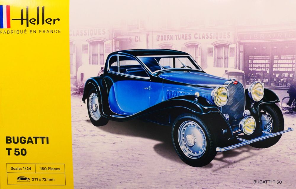 Club Amis Du 1/43 B14 Bugatti T 50 T 3° Version Marron Bordeaux No Mcm