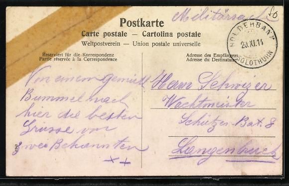 Cartes postales: Holderbank /Solothurn, Handlung von Loui – D'occasion à Berlin par bartko-reher 1