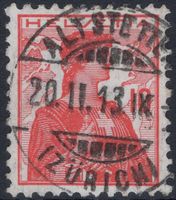 ALTSTETTEN (ZÜRICH) 20.II.13 - Vollstempel auf Helvetia