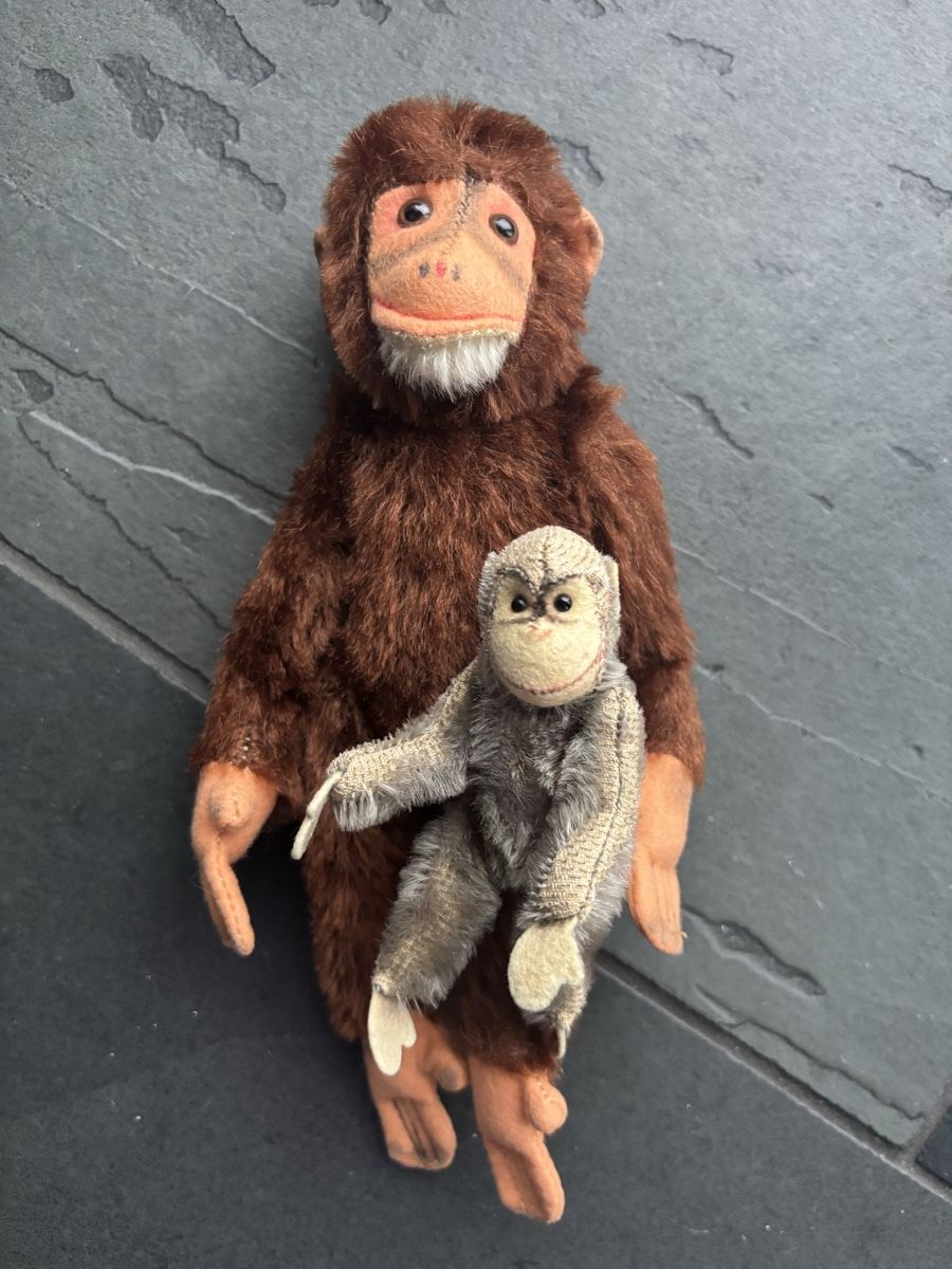 Steiff Giocattoli: 2 Vintage Affe – Usato da Balsthal venduto da AGUARDA 1