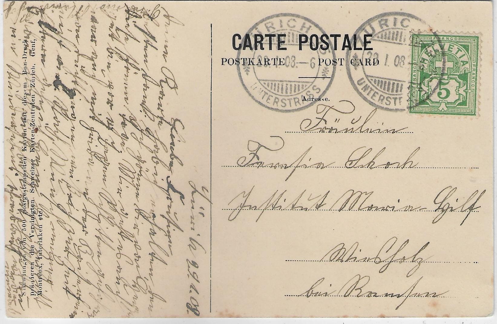 Cartoline postali: Zürich - Waldhaus Dolder im Winter – Usato da Ettingen venduto da Kartenplanet 1