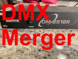 DMX Merger Botex DM-2512R, Pioneer CDJ Splitter movinghead