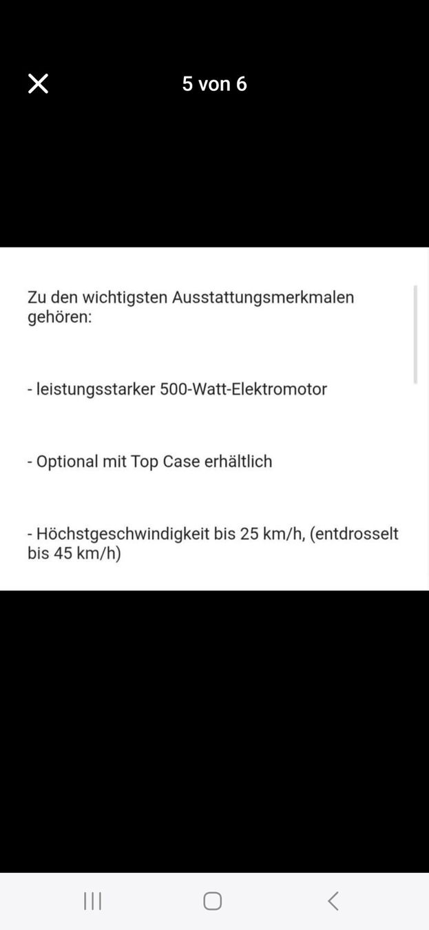 Scooters: Elektroroller weiss – Neu (gemäss Beschreibung) aus Oberrohrdorf von nev_8wzx 4