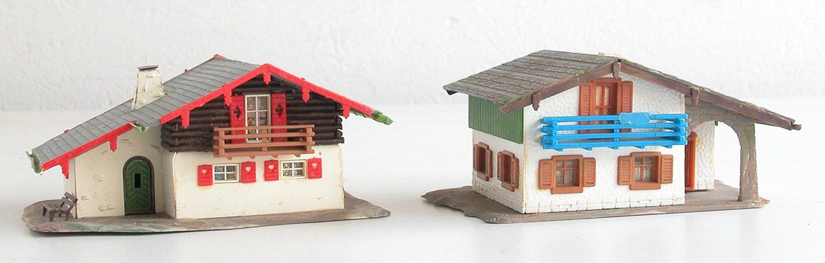 Faller Modelleisenbahnen: Faller 2 Berhäuser zu Spur H0 – Gebraucht aus Oberwil BL von Klang