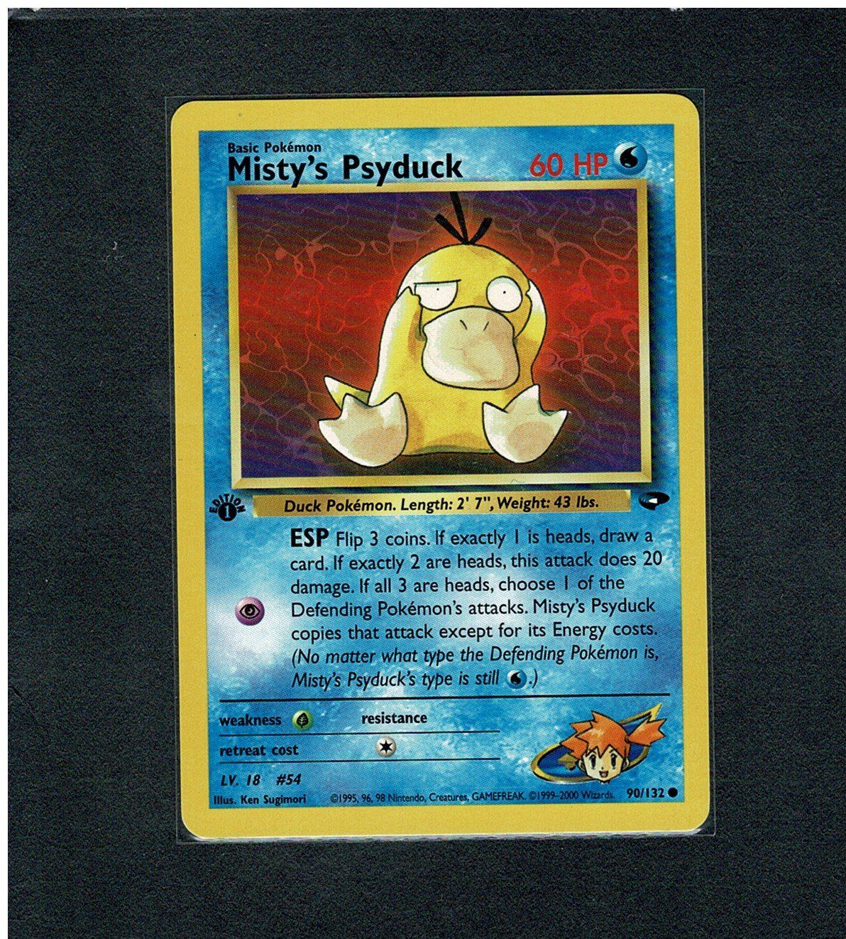 Pokémon Cartes à collectionner: Misty's Psyduck - 1st Gym Challenge – D'occasion à Giubiasco par rude01