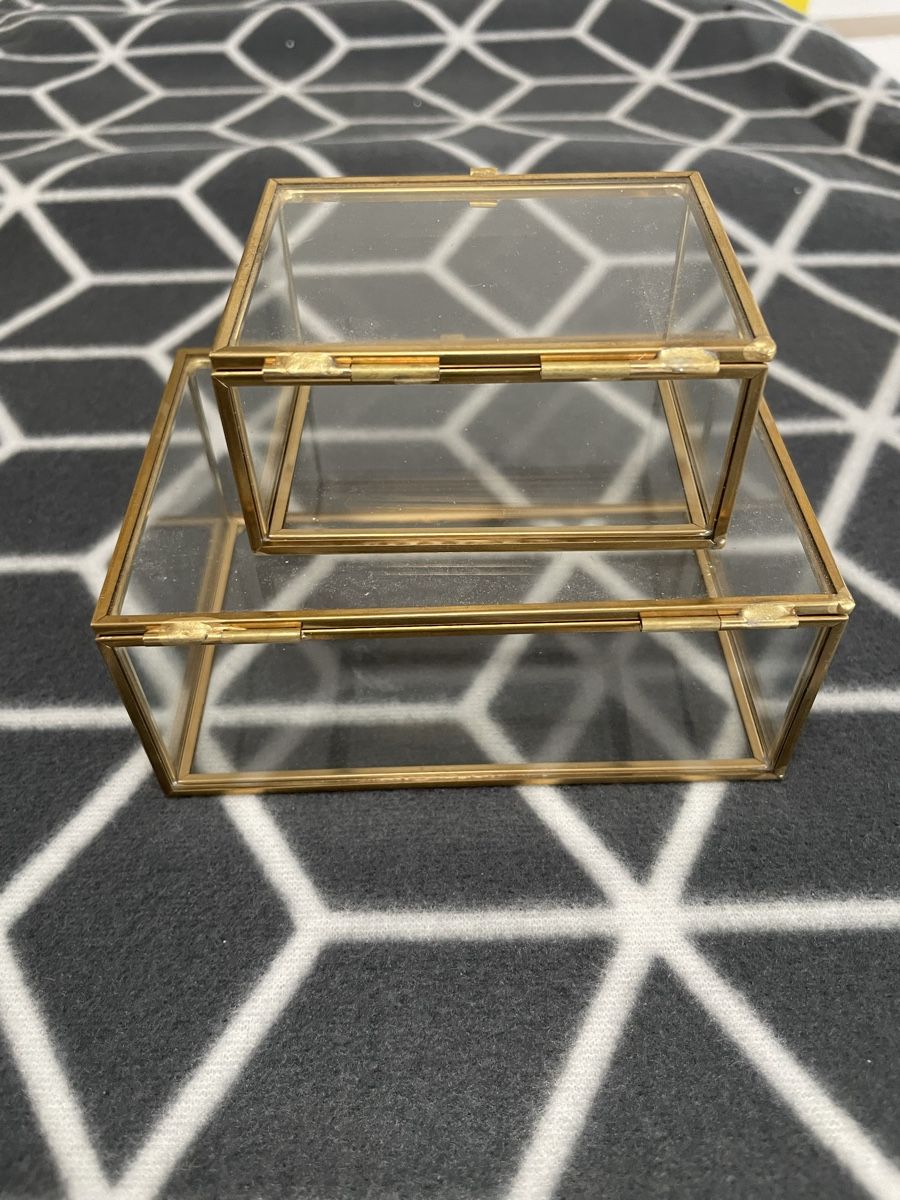 Schmuckkästen: Schmuckkästchen/Box in Goldoptik 2er Set – Neu (gemäss Beschreibung) aus Rheineck von cha_p9qy 8