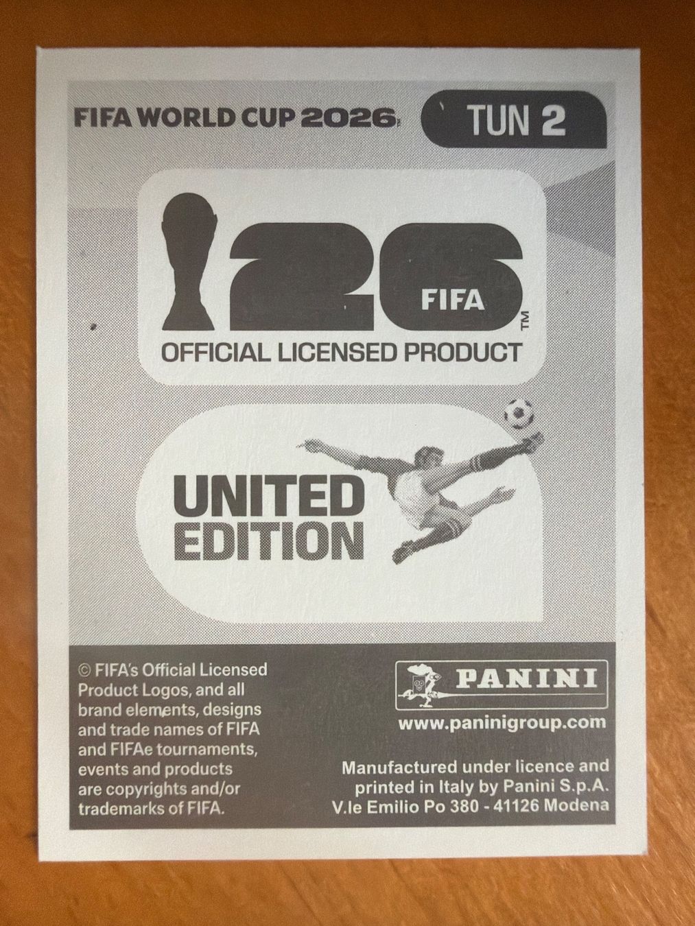 Panini Sammelbilder & Trading cards: Panini TUN2 – Neu (gemäss Beschreibung) aus Susten von Rechnun 1