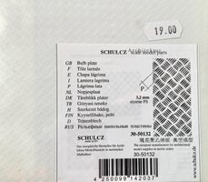 Schulcz - Struktur Platten Tränenblech Gr. 19x29cm - 2 Stück