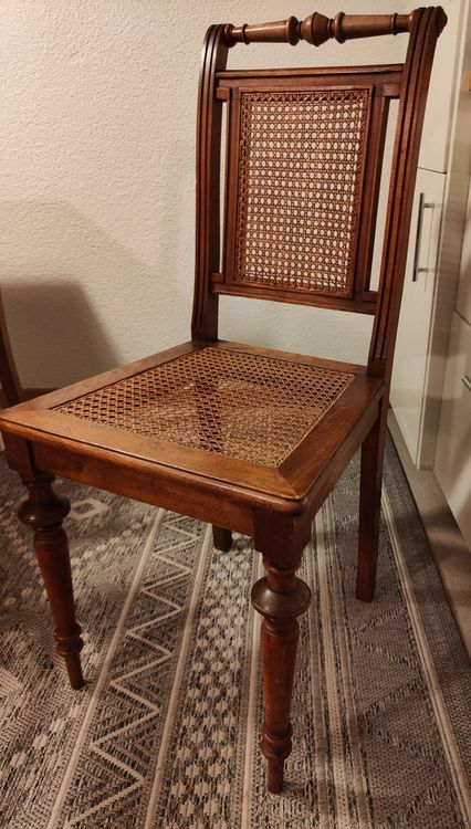 Stuhle Mit Wiener Geflecht Alt