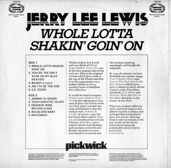 Schallplatten: Jerry Lee Lewis – Neu (gemäss Beschreibung) aus Aeschi SO von Stones55 1