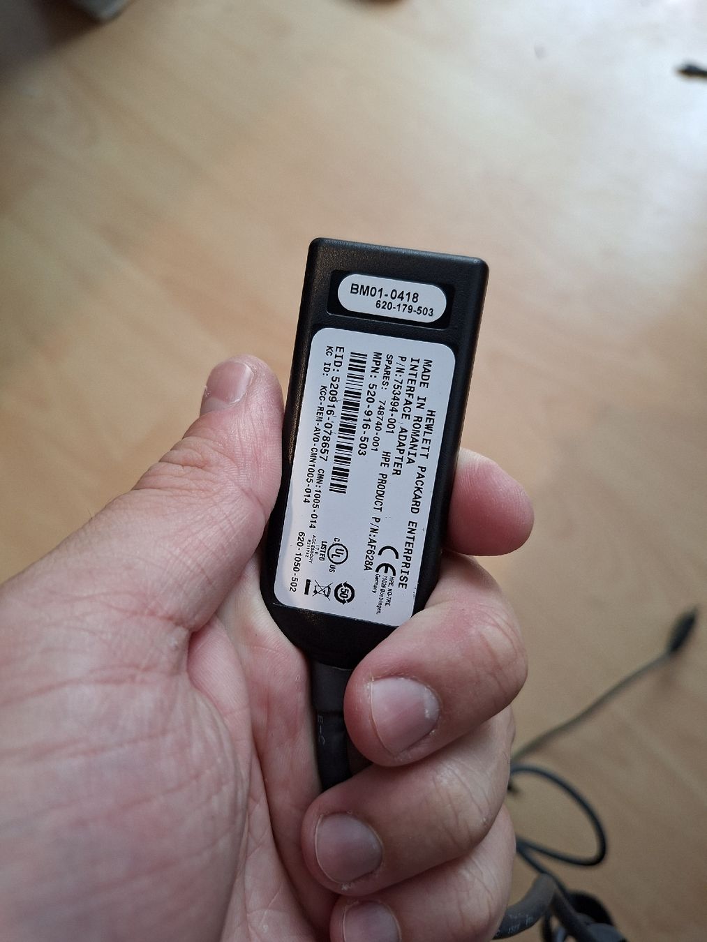 Hewlett Packard Unità & Adattatore: 3x HPE INTERFACE ADAPTER BM01-0418 – Usato da Schaffhausen venduto da AA_GE 1