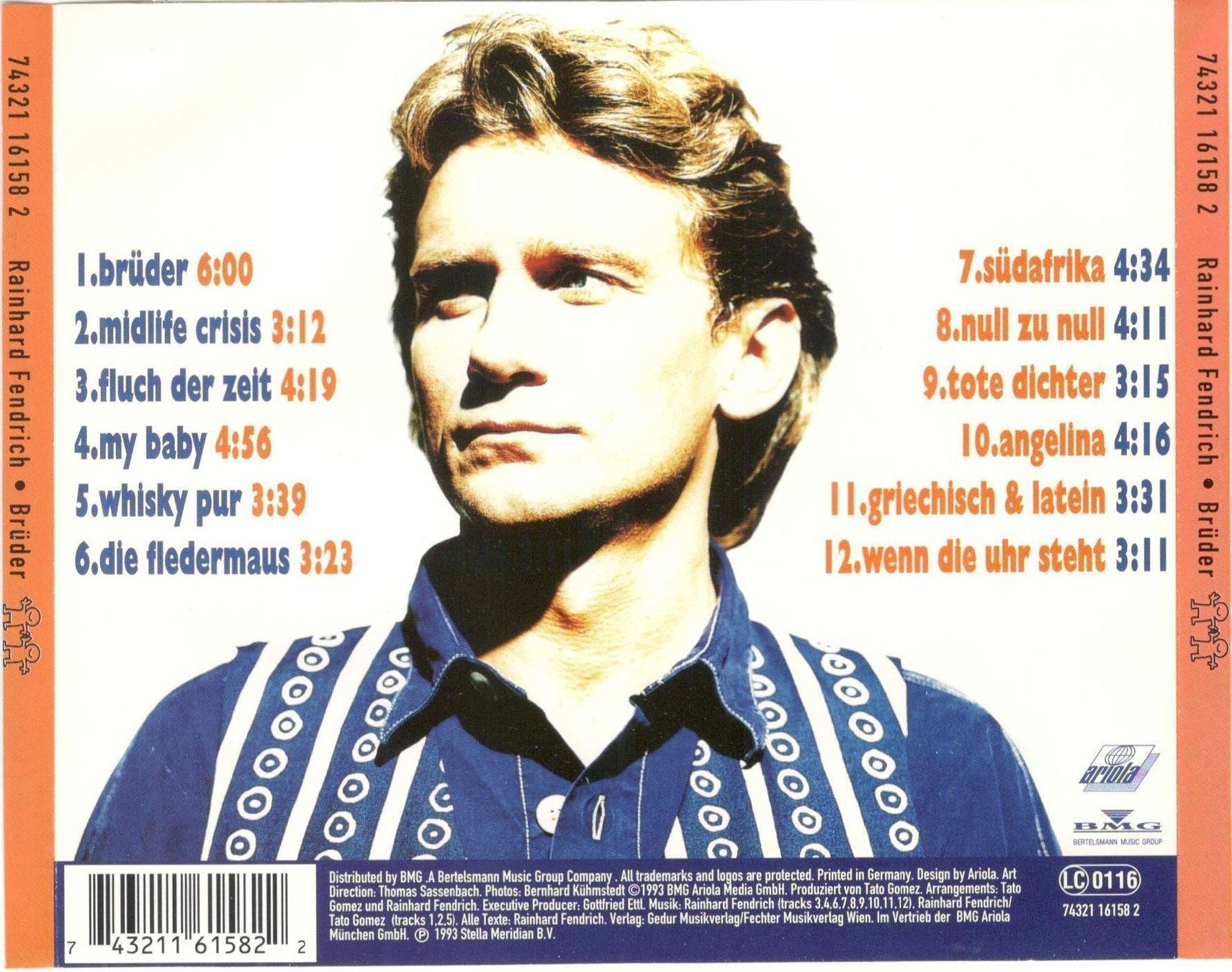 CDs: CD Rainhard Fendrich Brüder – Gebraucht aus St. Margarethen TG von Smiley-Face 1