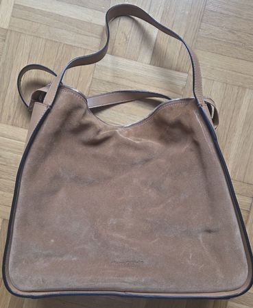 Sac à main Marc O'Polo cuir & daim marron 