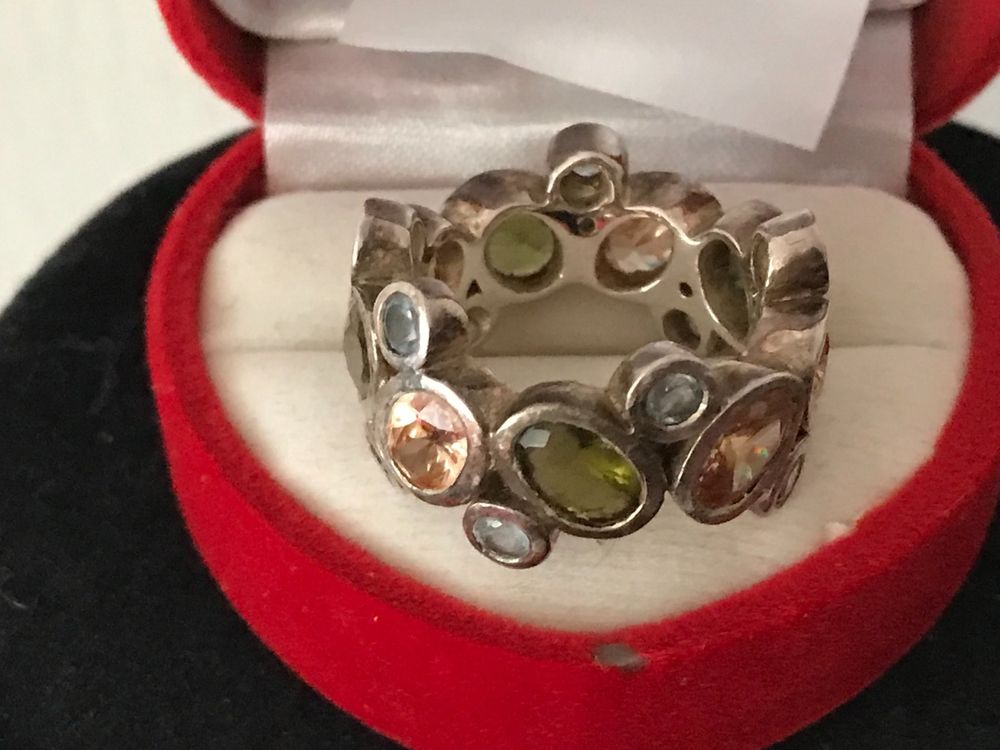 Wunderschne Ring Silber Mit Steinen Bilder