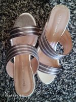 Keilabsatz Sandalen TATA Grösse 39 Silber neu
