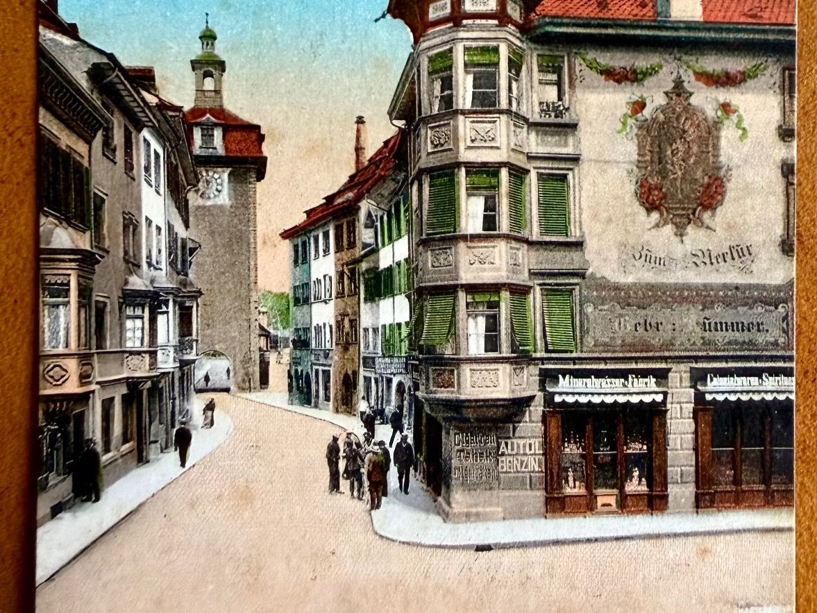 Cartoline postali: Schaffhausen - Schwabentor - Animée 1919 – Usato da Lutry venduto da Ediego 1