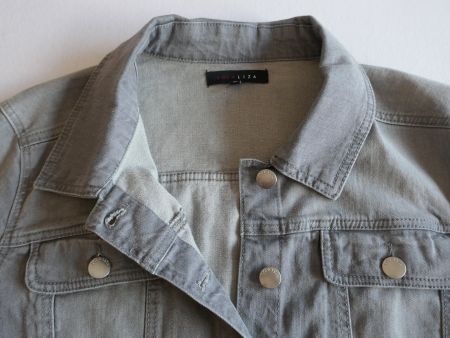 NEU !  LOLA&LIZA  Damen Jeansjacke  grau