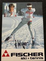 Signierte Karte Langläufer J. Wigger Erfolge 1983-1986