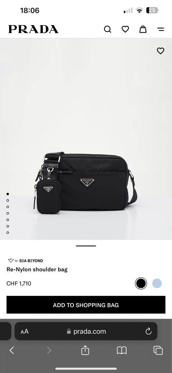 Prada Borse: Prada Re-Nylon Shoulder Bag Unisex – Usato da Spreitenbach venduto da iamxrco 8