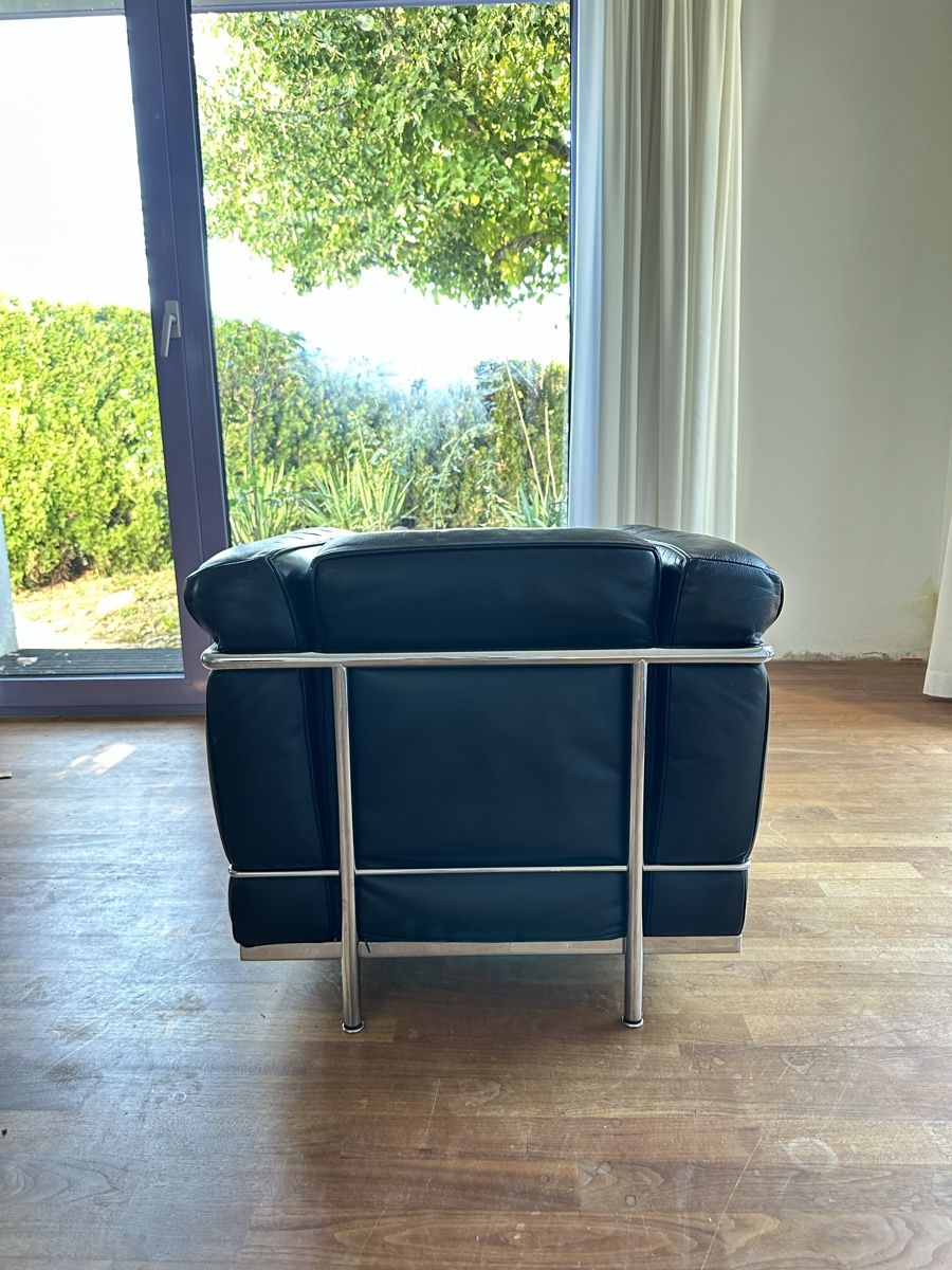 Le Corbusier Sessel: Lecorbusier Sessel Original Cassina LC2 – Gebraucht aus Diessenhofen von