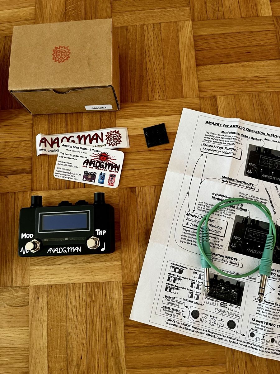 Strumenti musicali: Analogman Analog Man ARDX20 Delay mit AMAZE1 Controller – Usato da Glattfelden venduto da SML64 7