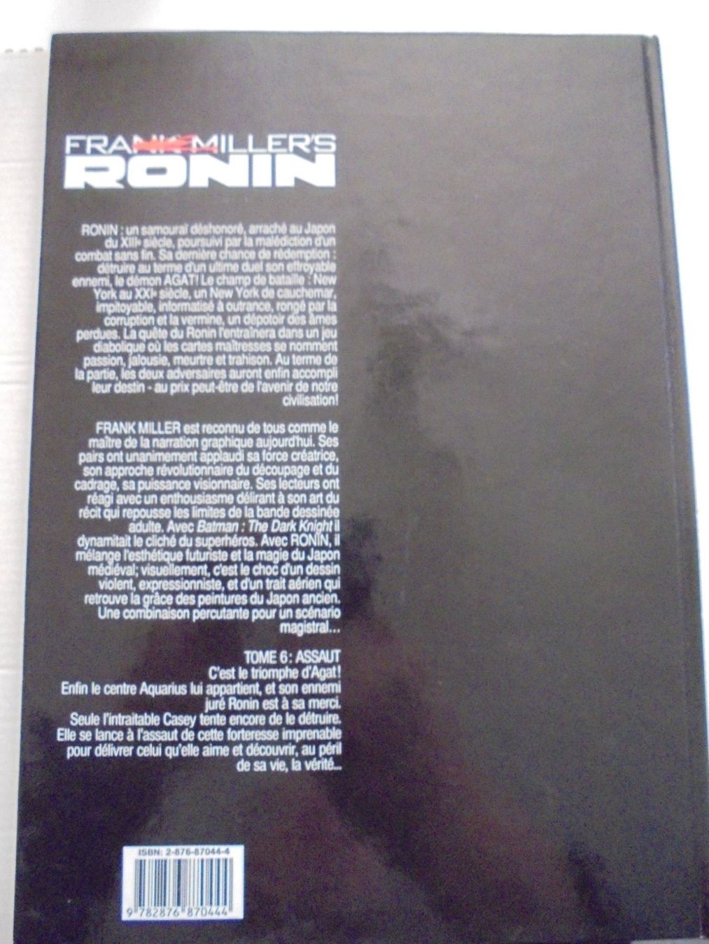 Fumetti: RONIN " tome 6 : Assaut " E.O 1990 – Usato da Crissier venduto da Promopost 1