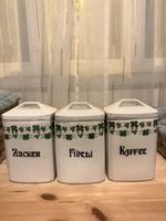 Set antike Vorratsdosen Keramik, Vintage, 3 Stück, Top!