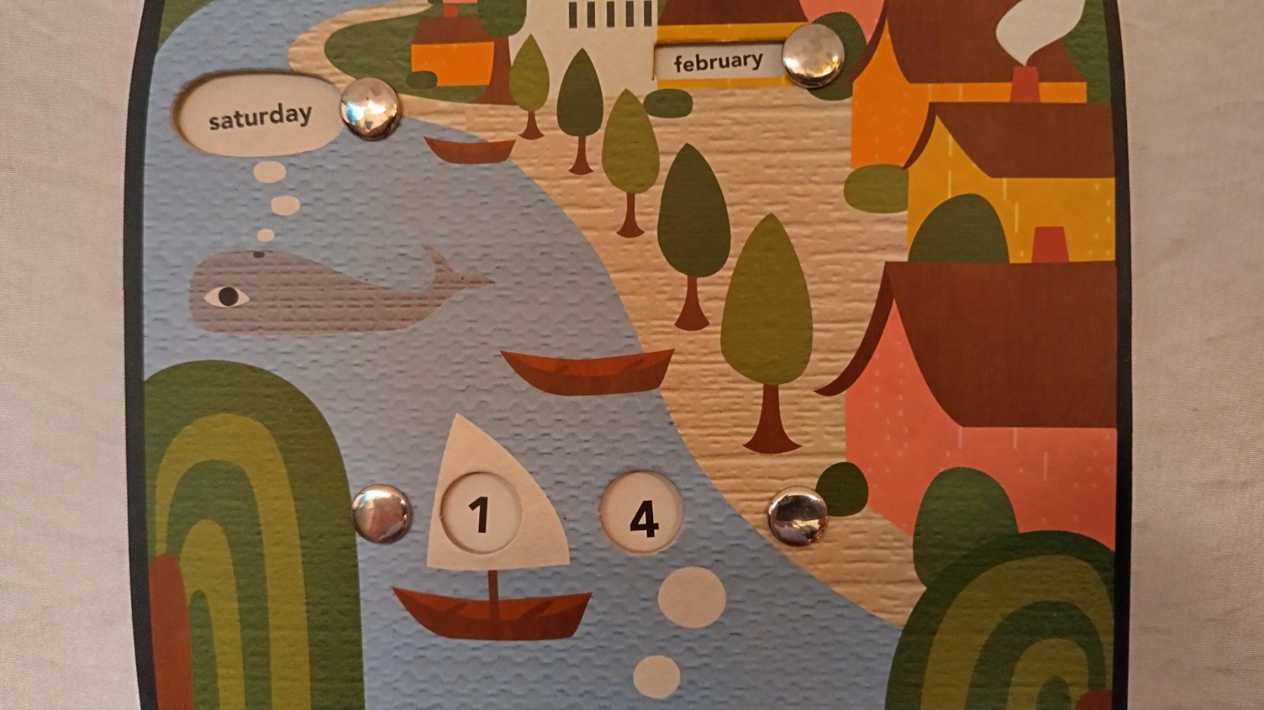 Calendari: Immerwährender Kalender zum aufstellen / Landschaft – Usato da Bellach venduto da JingleJerry 1